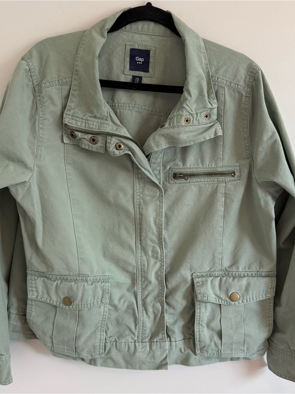 GAP Light Sage Green Utility Jacket
